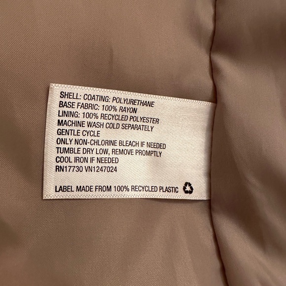 DONATED❌a•new•day, Vegan Leather, Frontier Brown Trench Coat - Picture 10 of 13